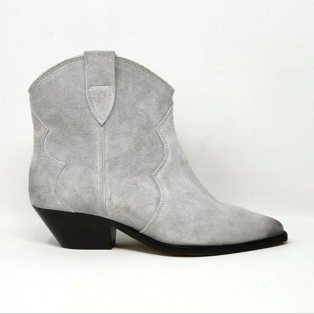 Isabel marant dewina light grey booties sz 40